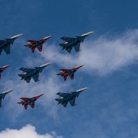 " Стрижи" в небе... :: Павел Катков