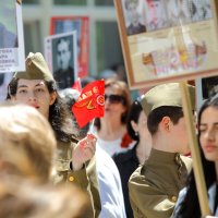 Бессмертный полк во Владикавказе 9 мая 2025 года. :: Олег Стасенко Бессмертный полк во Владикавказе 9 мая 2025 года. :: Олег Стасенко