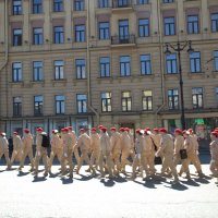 Подготовка к параду в Санкт-Петербурге, 9 мая :: Танзиля Завьялова