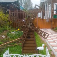 Возле дома :: Сергей Кочнев