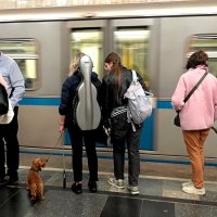 Станция метро - как калейдоскоп разных судеб. :: Татьяна Помогалова