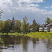Весна в Кашине. Речка Кашенка :: Galina 