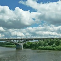 Канавинский мост в Нижнем Новгороде :: Ольга Довженко Канавинский мост в Нижнем Новгороде :: Ольга Довженко