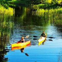 Хорошо в начале лета плыть на байдарках.. :: Aida10 