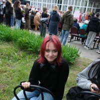 Фотопортрет на фоне праздника Святой Троицы :: Евгений Фотопортрет на фоне праздника Святой Троицы :: Евгений