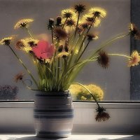 Одуванчики на подоконнике.... :: Владимир Шошин