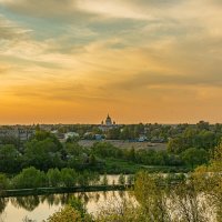 Закат над Боровичами :: Александр Филатов