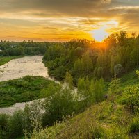 Закат на Бобровских горах :: Александр Филатов