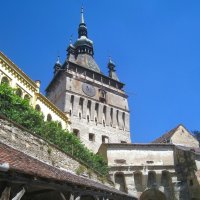 Часовая башня в румынском городе Сигишоара. :: unix (Илья Утропов)