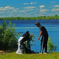 Июнь...На рыбалку -на стальном коне! :: Владимир 