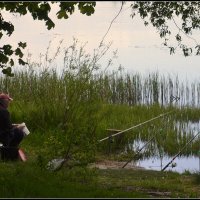 С рыбачком.... :: Aleksandr Gal