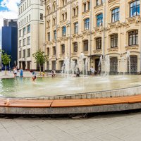 Фонтан на Биржевой площади :: Александр 