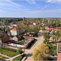 Правдинск со смотровой площадки колокольни Свято-Георгиевского храма. :: Валерия Комова