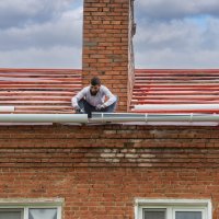 На крыше пятиэтажного дома :: Игорь Сикорский