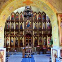 Иконостас в храме  Казанской иконы Божией Матери г.Поворино Воронежская область. :: Восковых Анна Васильевна 