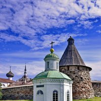 НА СТРАЖЕ РУБЕЖЕЙ ПОД ЗАЩИТОЙ БОГА. Соловецкая крепость-монастырь. :: Виталий Половинко НА СТРАЖЕ РУБЕЖЕЙ ПОД ЗАЩИТОЙ БОГА. Соловецкая крепость-монастырь. :: Виталий Половинко