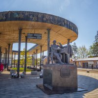 Рабочий поселок Шаховская. Привокзальная площадь :: Сергей Цветков