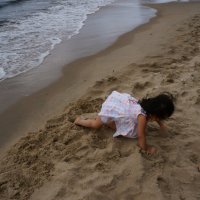 Впервые на море..... :: Алёна Савина Впервые на море..... :: Алёна Савина