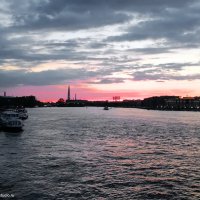 Закат над Лахтой :: Игорь Корф Закат над Лахтой :: Игорь Корф