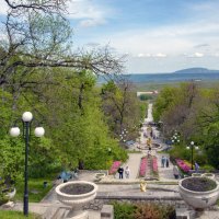 Каскадная лестница курортного парка :: Gen 