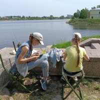 Летний пленэр у юных художников :: Мария Васильева