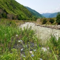 Баксанское ущелье. Река Баксан :: Tata Wolf