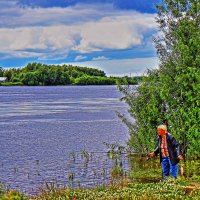 Июнь...Утро рыбака! :: Владимир 