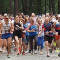 Группа призеров масс-старта на старте :: photo Bo