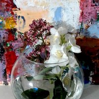 ИЮНЬСКИЙ НАТЮРМОРТ С ЖАСМИНОМ :: Елена Даньшина ИЮНЬСКИЙ НАТЮРМОРТ С ЖАСМИНОМ :: Елена Даньшина