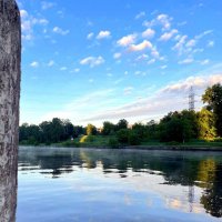 Раннее утро на Москве-реке :: Елена 