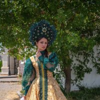 Девушка в национальном костюме :: Геннадий Б