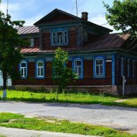 Ядрин. Дом по ул. Карла Маркса 45. :: Пётр Чернега Ядрин. Дом по ул. Карла Маркса 45. :: Пётр Чернега