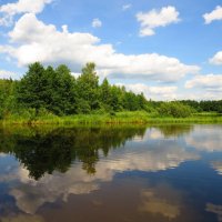 Симметрия воды и неба :: Андрей Снегерёв