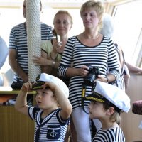 Папа, мама и я - моряцкая семья :: Марина Виноградова