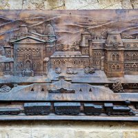 Проспект Ленина. Панно "Железная дорога пришла в Кисловодск" :: Gen 