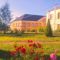 Вечер в женском монастыре :: Сергей Кочнев