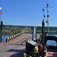 На ангарском пароме :: Сергей Шаврин