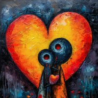 Интерьерная картина "Вечерняя любовь" :: дмитрий мякин