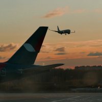 Будни воздушной гавани. Утро. :: Alexey YakovLev