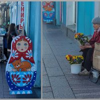 Цветочница на Невском проспекте :: Татьяна Машошина Цветочница на Невском проспекте :: Татьяна Машошина