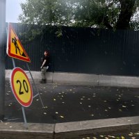 Дорожная дождливая :: Сергей Золотавин