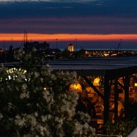 закат над сочинским портом. :: Вадим Федотов 