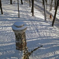 Зимний день в Царицыно. :: Борис Бутцев