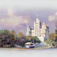 Москва. Высотка. :: В и т а л и й .... Л а б з о'в