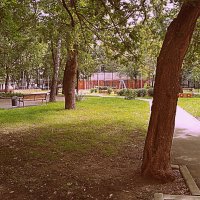 Московский двор. :: Владимир Драгунский Московский двор. :: Владимир Драгунский