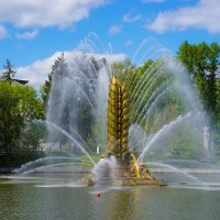 Фонтан "Золотой колос" на ВДНХ :: Ольга 