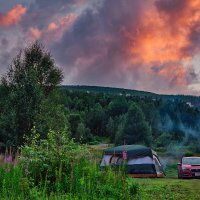 Грозовой закат... :: Алексей Мезенцев Грозовой закат... :: Алексей Мезенцев