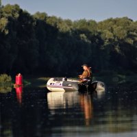 Утром на Оке :: Валерий Судачок Утром на Оке :: Валерий Судачок
