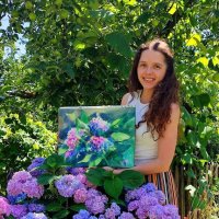 Надія. Гра світла і тіні та акварель. :: Степан Карачко