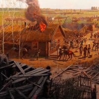 Панорама "Бородинская битва". Фрагмент :: Сергей Беляев